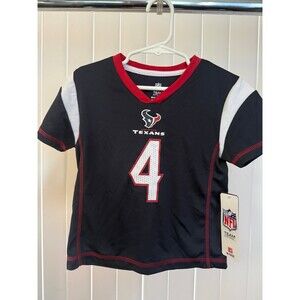 NWT NFL Youth Deshaun Watson Houston Texans Jersey Size X-Small Ages 4/5